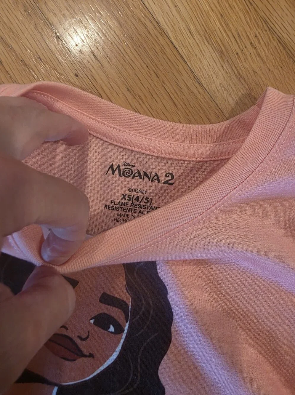 Disney Moana Pajama Top